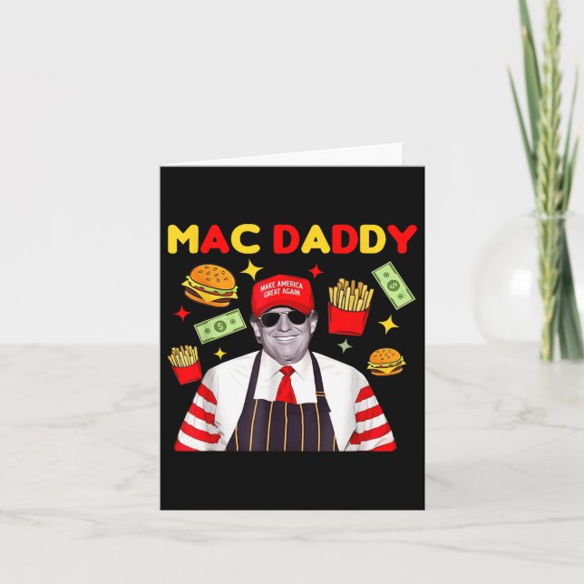 Trump Mac Daddy Uni - Black - Small - Short Sleeve Card (Front)