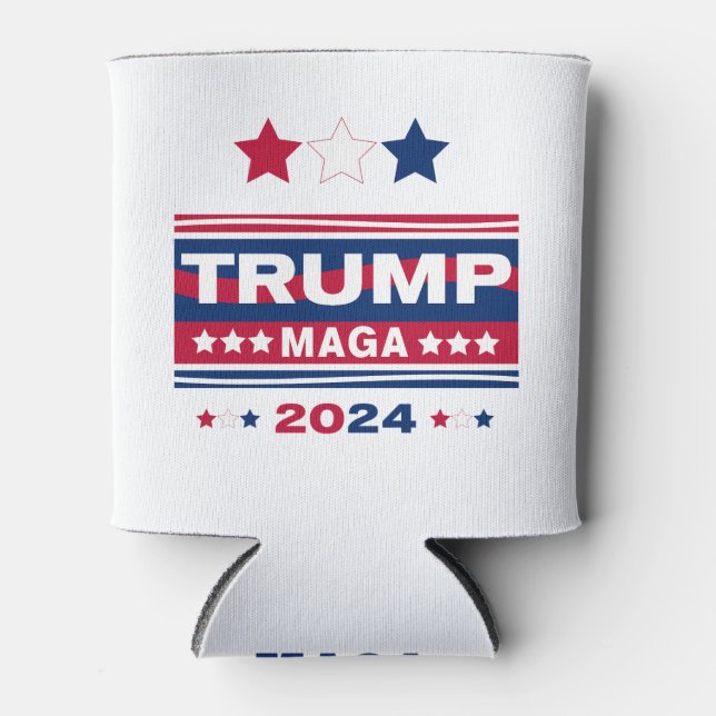 TRUMP~MAGA~2024 CAN COOLER (Front)