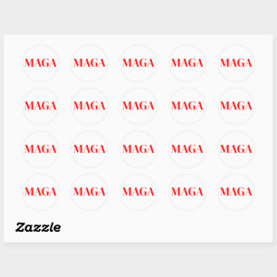 Trump Maga 2024  Classic Round Sticker