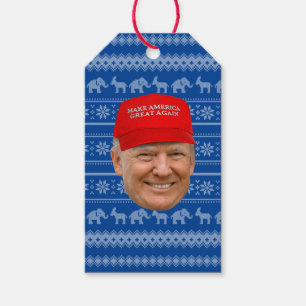 TRUMP MAGA Christmas Gift Tags