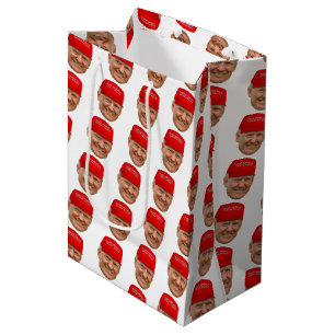TRUMP MAGA Christmas Medium Gift Bag