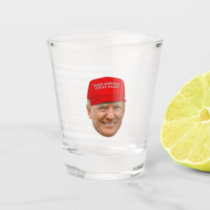 TRUMP MAGA Christmas Shot Glass