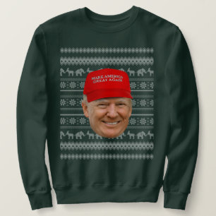 TRUMP MAGA Christmas Sweatshirt