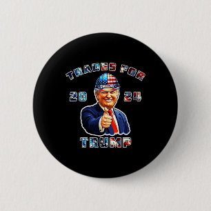 Trump Maga I'm Voting Trades For Trump 2024 6 Cm Round Badge