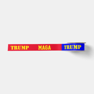 TRUMP MAGA SATIN RIBBON