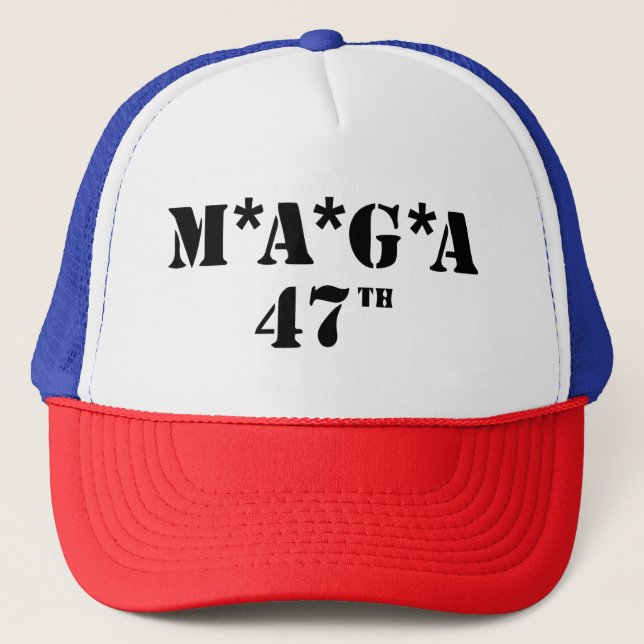 Trump MAGA Trucker Hat (Front)