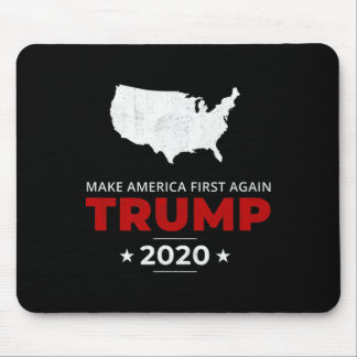 Trump Make America First Again Pro Usa Vintage Gif Mouse Mat