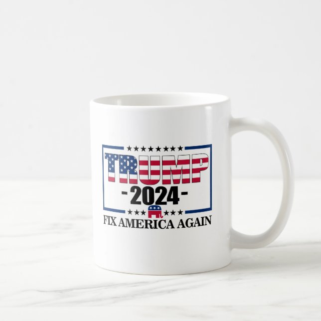  Trump Make America Great Again 2024 Coffee Mug (Right)