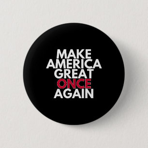Trump Make America Great Once Again 2024 Maga Tee 6 Cm Round Badge
