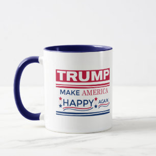 Trump Make America Happy Again Mug