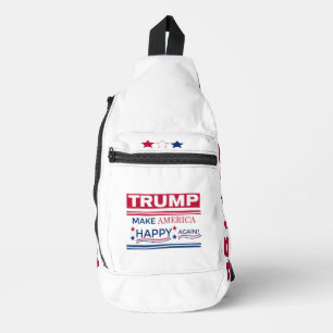 Trump Make America Happy Again Sling Bag