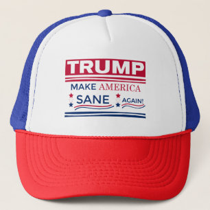 Trump Make America Sane Again Trucker Hat