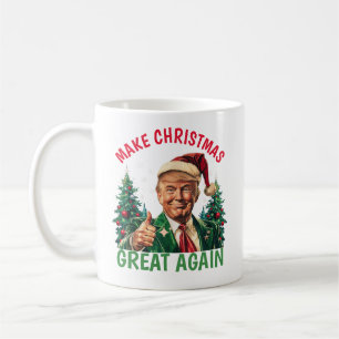 Trump Make Christmas Great Again Christmas Coffee Mug