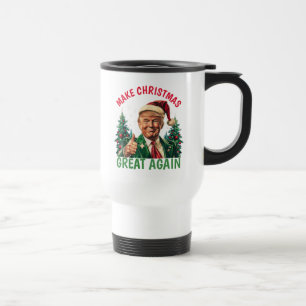 Trump Make Christmas Great Again Christmas Travel Mug