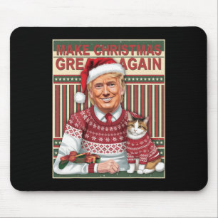 Trump Make Christmas Great Again Christmas Ugly Xm Mouse Mat