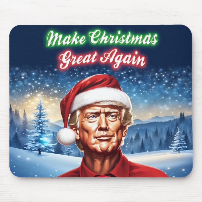 Trump - Make Christmas Great Again Mouse Mat (Front)
