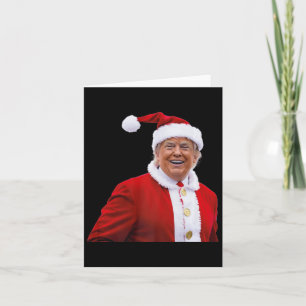 Trump Make Christmas Great Again Santa Trump Card