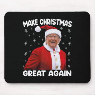 Trump Make Christmas Great Again Santa Trump Premi Mouse Mat