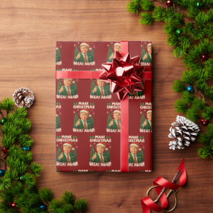 Trump Make Christmas Great Again Wrapping Paper