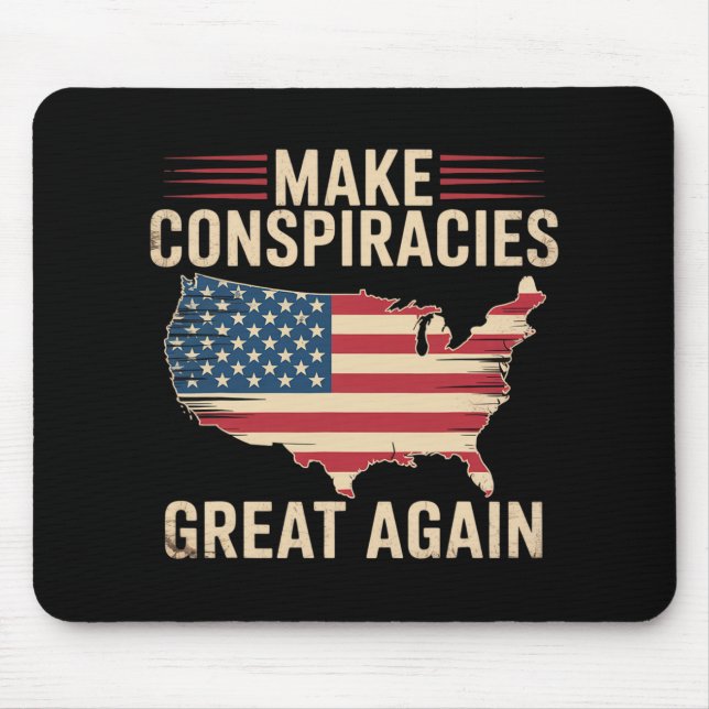 Trump Make Conspiracies Great Again 5  Mouse Mat (Front)