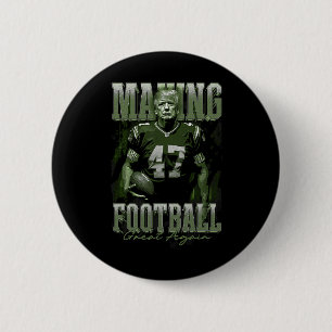 Trump Make Football Great Again Funny 6 Cm Round Badge