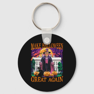 Trump Make Halloween Great Again Funny Trump Hallo Key Ring