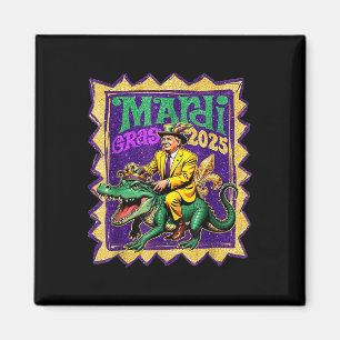 Trump Make Mardi Gras Great Again Funny Parade Cos Magnet