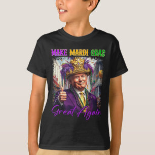 Trump Make Mardi Gras Great Again Funny Parade Cos T-Shirt