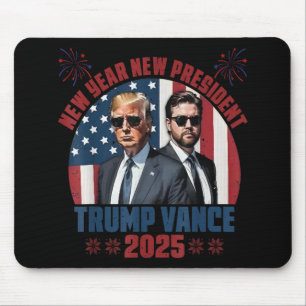 Trump Make New Year Great Again Happy New Years Ev Mouse Mat