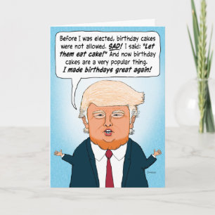 Trump Makes Birthdays Great Again Card