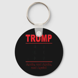 Trump Making America Ashamed Again Anti-trump Poli Key Ring