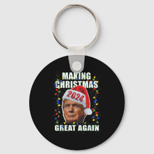 Trump Making Christmas Great Again Pro Republican Key Ring