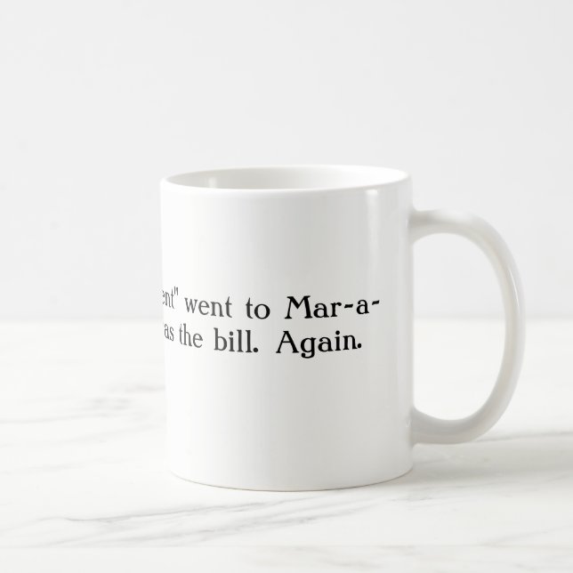 Trump Mar-a-Lago mug (Right)