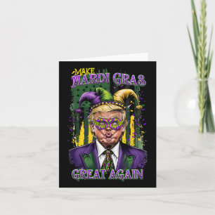 Trump Mardi Gras 2025 Make Mardi Gras Great Again Card