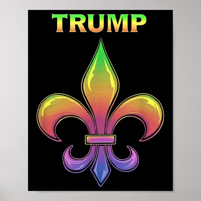 Trump Mardis Gras _1  Poster (Front)