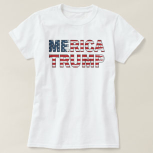 Trump Merica 4th of July American Flag Murica T-Shirt