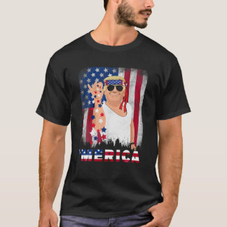Trump Merica Bae Salt Sprinkle American Flag Patri T-Shirt