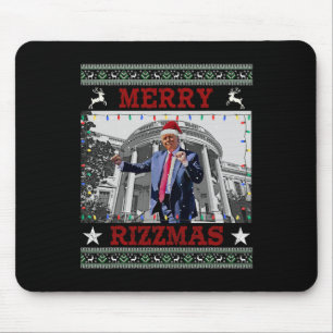 Trump Merrry Rizzmas Funny Humourous Trump Dance C Mouse Mat