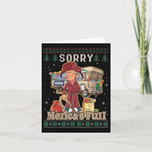 Trump Merry Christmas Merica's Full Ugly Xmas Chri Card