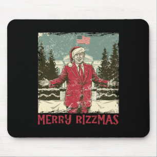 Trump Merry Rizzmas Funny Humourous Trump Dance Ch Mouse Mat