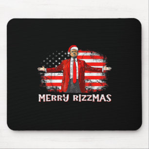 Trump Merry Rizzmas Funny Humourous Trump Dance Ch Mouse Mat