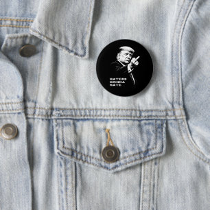 Trump Middle Finger 2026 Meme Funny 6 Cm Round Badge
