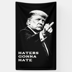 Trump Middle Finger 2026 Meme Funny Banner