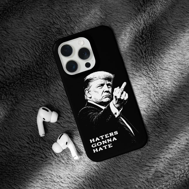 Trump Middle Finger 2026 Meme Funny iPhone Case (Creator Uploaded)