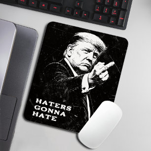 Trump Middle Finger 2026 Meme Funny Mouse Mat
