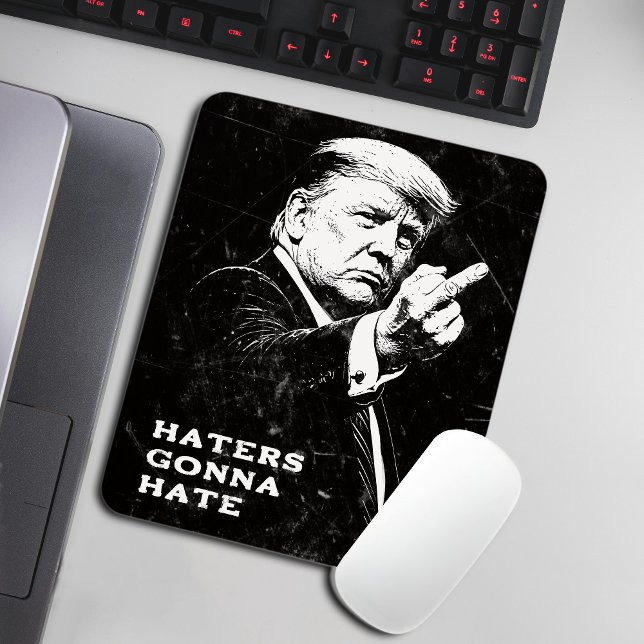 Trump Middle Finger 2026 Meme Funny Mouse Mat (Creator Uploaded)