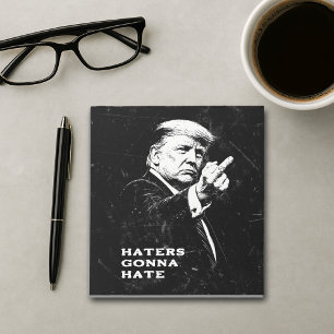 Trump Middle Finger 2026 Meme Funny Notepad