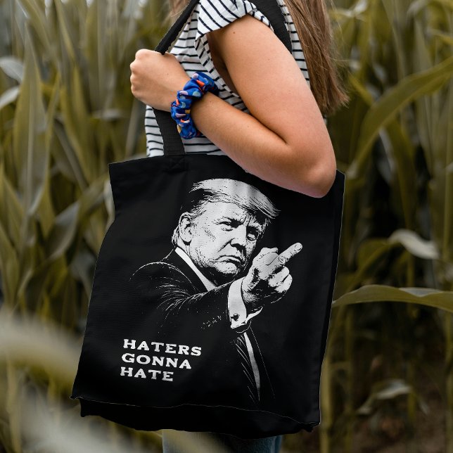 Trump Middle Finger 2026 Meme Funny Tote Bag (Creator Uploaded)