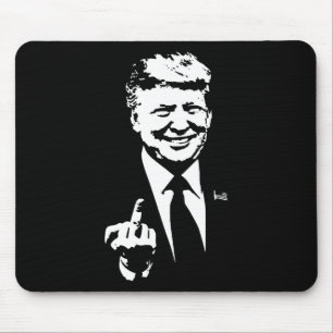 Trump Middle Finger Mouse Mat