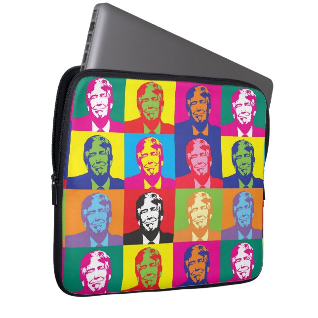 Trump Montage Laptop Sleeve (Front Right)
